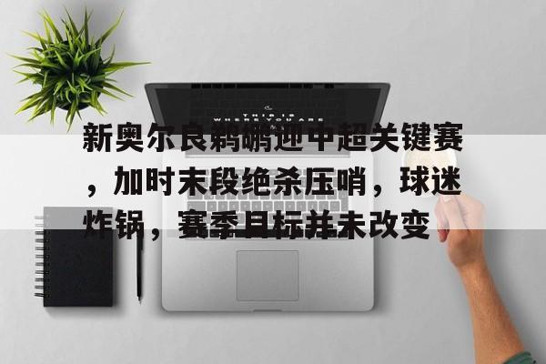 关于新奥尔良鹈鹕迎中超关键赛，加时末段绝杀压哨，球迷炸锅，赛季目标并未改变的信息-开云登录入口